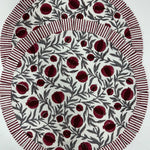 Sangria Red Ruffle Placemat