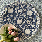 Aegean Blue Ruffle Placemat