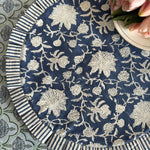 Aegean Blue Ruffle Placemat
