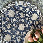 Aegean Blue Ruffle Placemat
