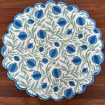 Queen Blue, Celadon Green Placemat