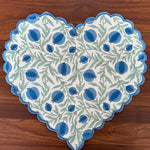 Queen Blue, Celadon Green Placemat