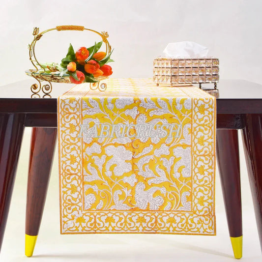 Saffron Yellow Table Runners