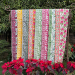 Mix and Match Bo-Ho Indian Floral Hand Block Printed Soft Cotton Cloth Sarong/Pareo