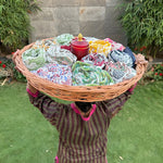 Mix and Match Bo-Ho Indian Floral Hand Block Printed Soft Cotton Cloth square Scarf