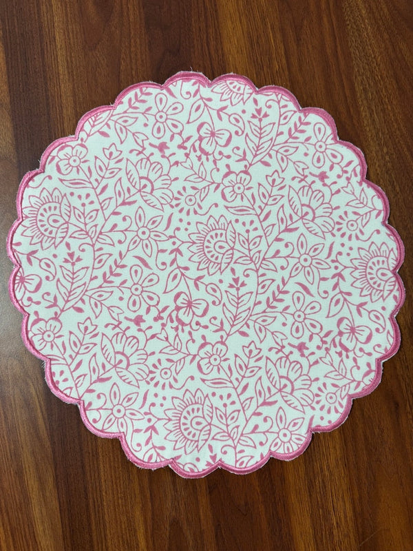 Rose Pink Jal Placemat
