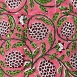 Strawberry Pink and Green Placemat