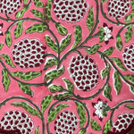 Strawberry Pink and Green Placemat