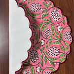 Strawberry Pink and Green Placemat