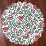 Tulip Pink and Mint Green Placemat