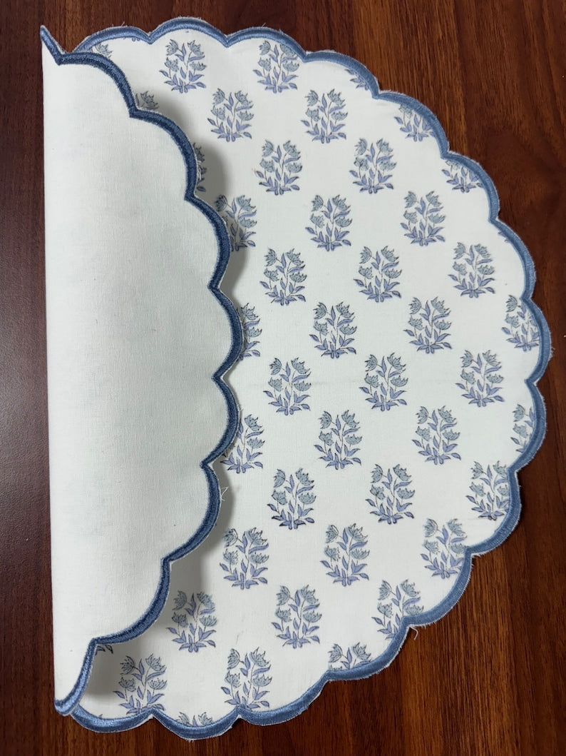 Sky and Beau Blue Placemat