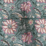 Viridian Green Scallop Embroidery Napkins