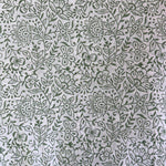 Sage Green Jal Hand-Block Printed Cotton Cloth