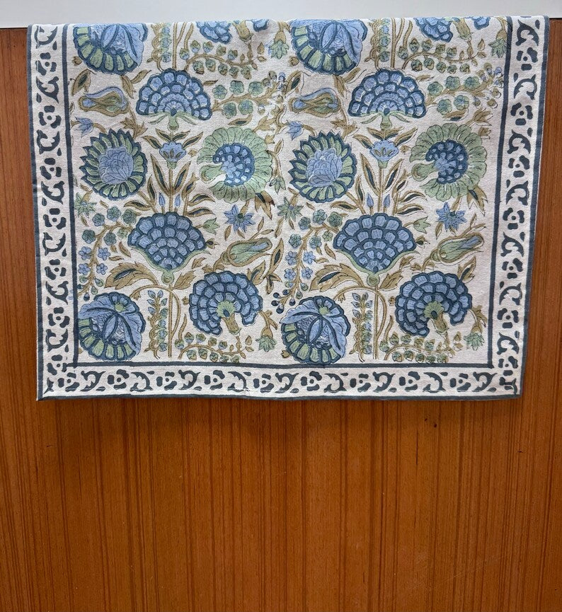 Asparagus Green Open Table Runner