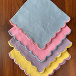 Mix and Match Pure Linen Embroidery Napkins