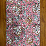 Candy Pink Hand-Block Printed Cotton Cloth