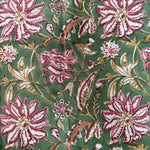 Viridian Green Scallop Embroidery Napkins