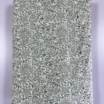 Sage Green Jal Hand-Block Printed Cotton Cloth