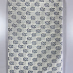 Sky and Beau Blue Hand-Block Printed Cotton Cloth