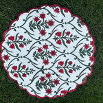 Ruby Red and Emerald Green Placemat