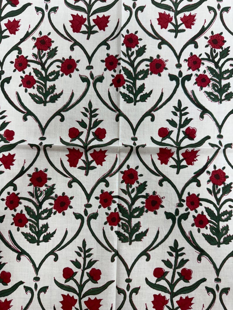 Ruby Red and Emerald Green Napkins