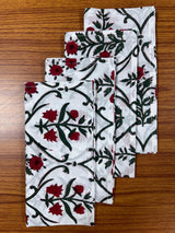 Ruby Red and Emerald Green Napkins