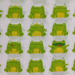 Kids Hand Screen Print Fabric, 100% Cotton Quilting Fabric by the Yard, Quilt Fabric by Yard, Floral Fabric, Quilt Fabric for Face Mask