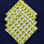 Cotton Napkin, Fabric Face Mask,personalized gifts , Dinner Cocktail Cloth Table Printed Napkin Set of 4, Wedding gifts, 20 X 20 inches