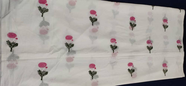 Hand Block Print Fabric, 100% Cotton Quilting Fabric by the Yard, Quilt Fabric by Yard, Floral Fabric, Quilt Fabric, Fabric for Face Mask
