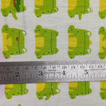 Kids Hand Screen Print Fabric, 100% Cotton Quilting Fabric by the Yard, Quilt Fabric by Yard, Floral Fabric, Quilt Fabric for Face Mask