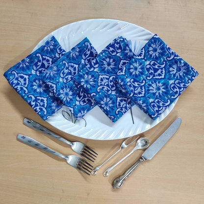 Cotton Napkin, Fabric Face Mask, Facemask, Dinner Cocktail Cloth Table Printed Napkin Set of 2,Bandana Wedding gifts, 20 X 20 inches