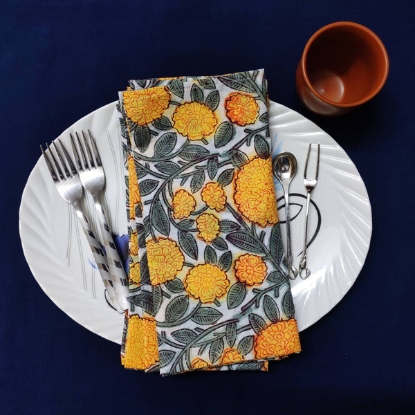 Cotton Napkin, Fabric Face Mask, Facemask, Dinner Cocktail Cloth Table Printed Napkin Set,Bandana Wedding gifts, 20 X 20 inches