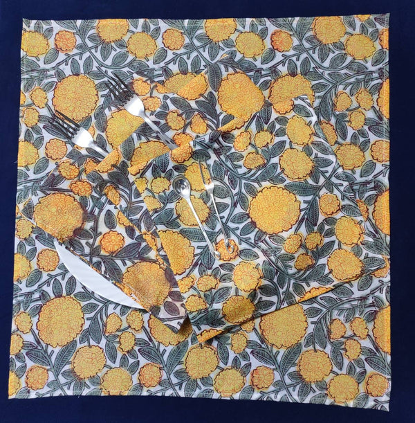 Cotton Napkin, Fabric Face Mask, Facemask, Dinner Cocktail Cloth Table Printed Napkin Set,Bandana Wedding gifts, 20 X 20 inches