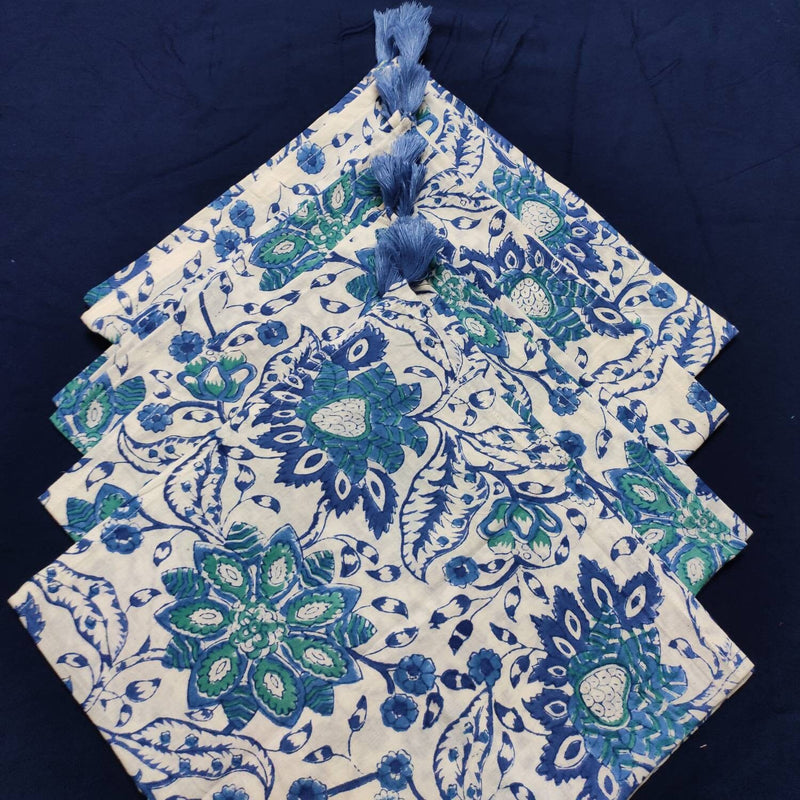Cotton Napkin, Fabric Face Mask, Facemask, Dinner Cocktail Cloth Table Printed Napkin Set,Bandana Wedding gifts