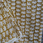 Kids Hand Block Print Fabric, 100% Cotton Quilting Fabric by the Yard, Quilt Fabric by Yard, Floral Fabric, Quilt Fabric Mask