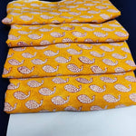 Hand Block Print Fabric, 100% Cotton Quilting Fabric by the Yard, Quilt Fabric by Yard, Floral Fabric, Quilt Fabric, Fabric Mask