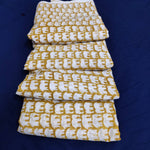 Kids Hand Block Print Fabric, 100% Cotton Quilting Fabric by the Yard, Quilt Fabric by Yard, Floral Fabric, Quilt Fabric Mask