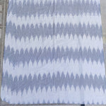Fine 2/60 Handloom Ikat Fabric, Blue fabric, Fashion fabric, Ikat Fabric, India Cotton fabric, Upholstery fabric- Fabric By yard