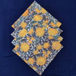 Cotton Napkin, Fabric Face Mask, Facemask, Dinner Cocktail Cloth Table Printed Napkin Set,Bandana Wedding gifts, 20 X 20 inches