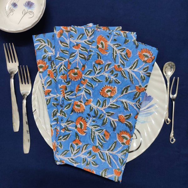 Cotton Napkin, Fabric Face Mask, personalized napkins, Dinner Cocktail Cloth Table Printed Napkin, Bandana Wedding gifts, 20 X 20 inches