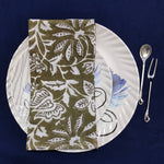 Cotton Napkin, Fabric Face Mask, Bandana, Dinner Cocktail Cloth Table Printed Napkin Set of 4,Bandana Wedding gifts, 20 X 20 inches