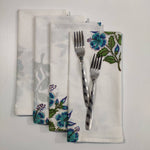 Cloth Napkins - Organic Cotton - Set of 4 - Green - Cotton Napkin Set - Eco Friendly Dinner Napkins - Organic Napkins - Table Setting