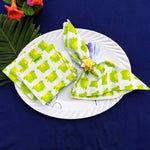 Cotton Napkin, Fabric Face Mask,personalized gifts , Dinner Cocktail Cloth Table Printed Napkin Set of 4, Wedding gifts, 20 X 20 inches