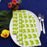 Cotton Napkin, Fabric Face Mask,personalized gifts , Dinner Cocktail Cloth Table Printed Napkin Set of 4, Wedding gifts, 20 X 20 inches