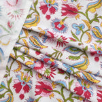 tapestry Floral Drapery Upholstery Pillow Cushion Bedding 100% Cotton Fabric By The Yard 44"Wide