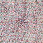 Multi Color Booty Hand Block Printed Fabric, 100% Cotton Quilting Fabric by the Yard, Quilt Fabric by Yard, Floral Fabric Mask