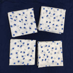 UnPaper Reusable Cloth Towels-Zero Waste Plastic Free Wipes-Washable UnPaper Napkins Single Ply 100% Cotton Made-Set of 4