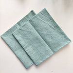 Reusable Cloth Napkins,Linen Napkin Set of Four. Washable and Pretty, 18x18 Inches