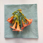 Reusable Cloth Napkins,Linen Napkin Set of Four. Washable and Pretty, 18x18 Inches