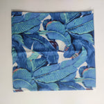 Blue leaf Cotton dinner napkins/Indian Cotton Napkins/Block Print Napkin/Cotton Kitchen Towel/Block Printed Tea towel/Set of 4